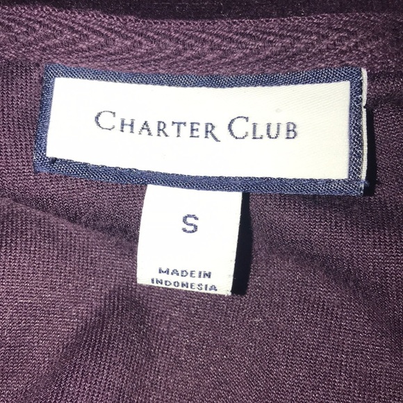 Charter Club Velvet Sweat Jacket Size Small - Picture 7 of 9